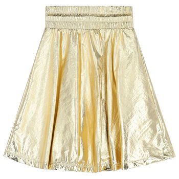 Girls Gold Logo Skirt, 1 Girls Gold Logo Skirt