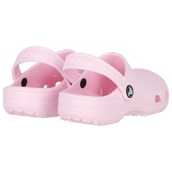 Girls Pale Pink Classic Clogs Sandals