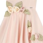 Girls Pink Floral Dress, 2, hi-res