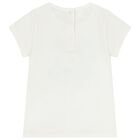 Girls Ivory & Turquoise Blue Tulle Skirt Set, 1, hi-res