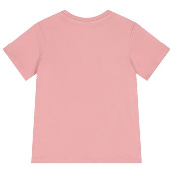 Girls Pink Logo T-Shirt
