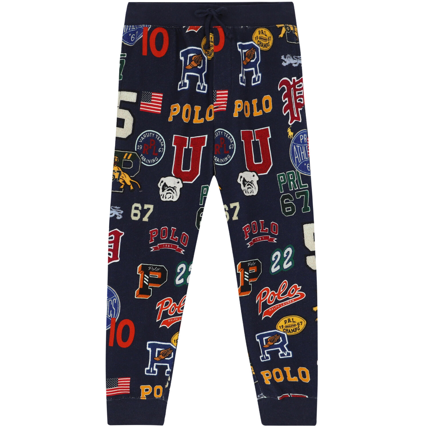 Boys Navy Logo Joggers, 1, hi-res image number null