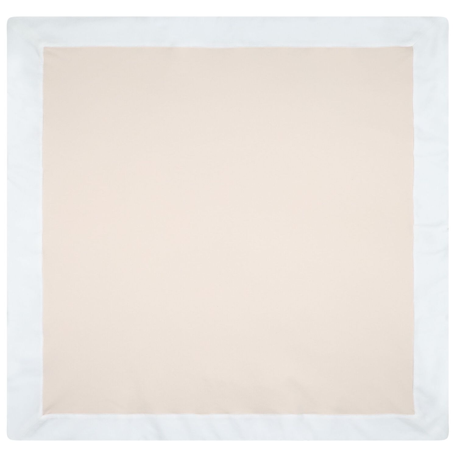 White & Beige Teddy Bear Logo Padded Baby Blanket, 2, hi-res