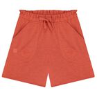 Girls Ivory & Red Shorts Set, 1, hi-res