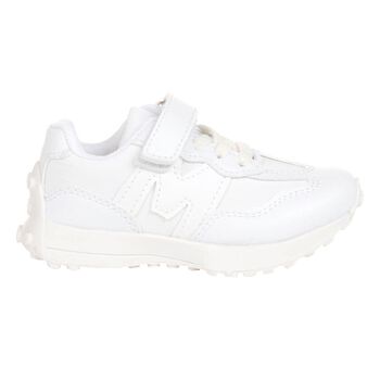Boys White Logo Trainers