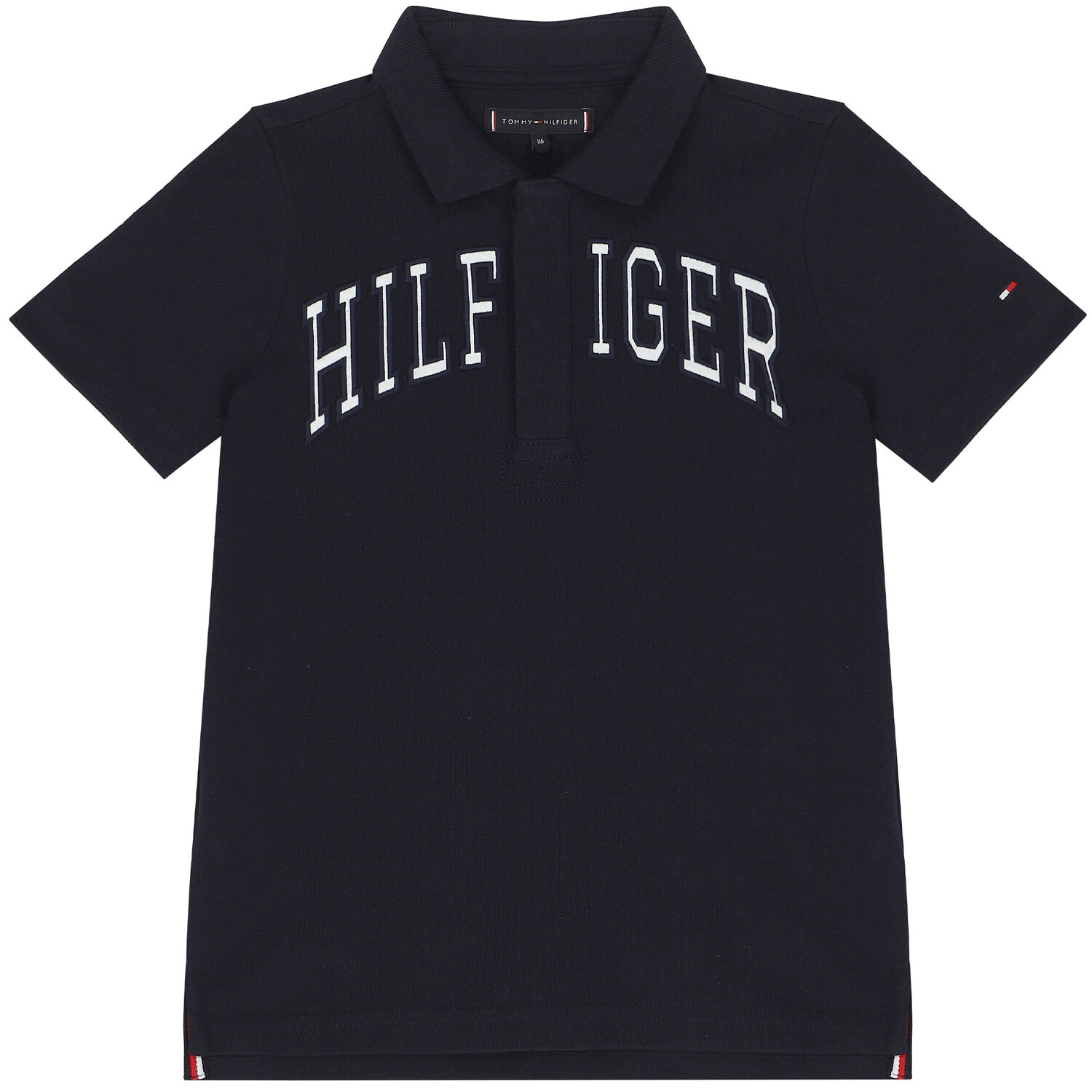 Boys Navy Logo Polo Shirt, 1, hi-res image number null