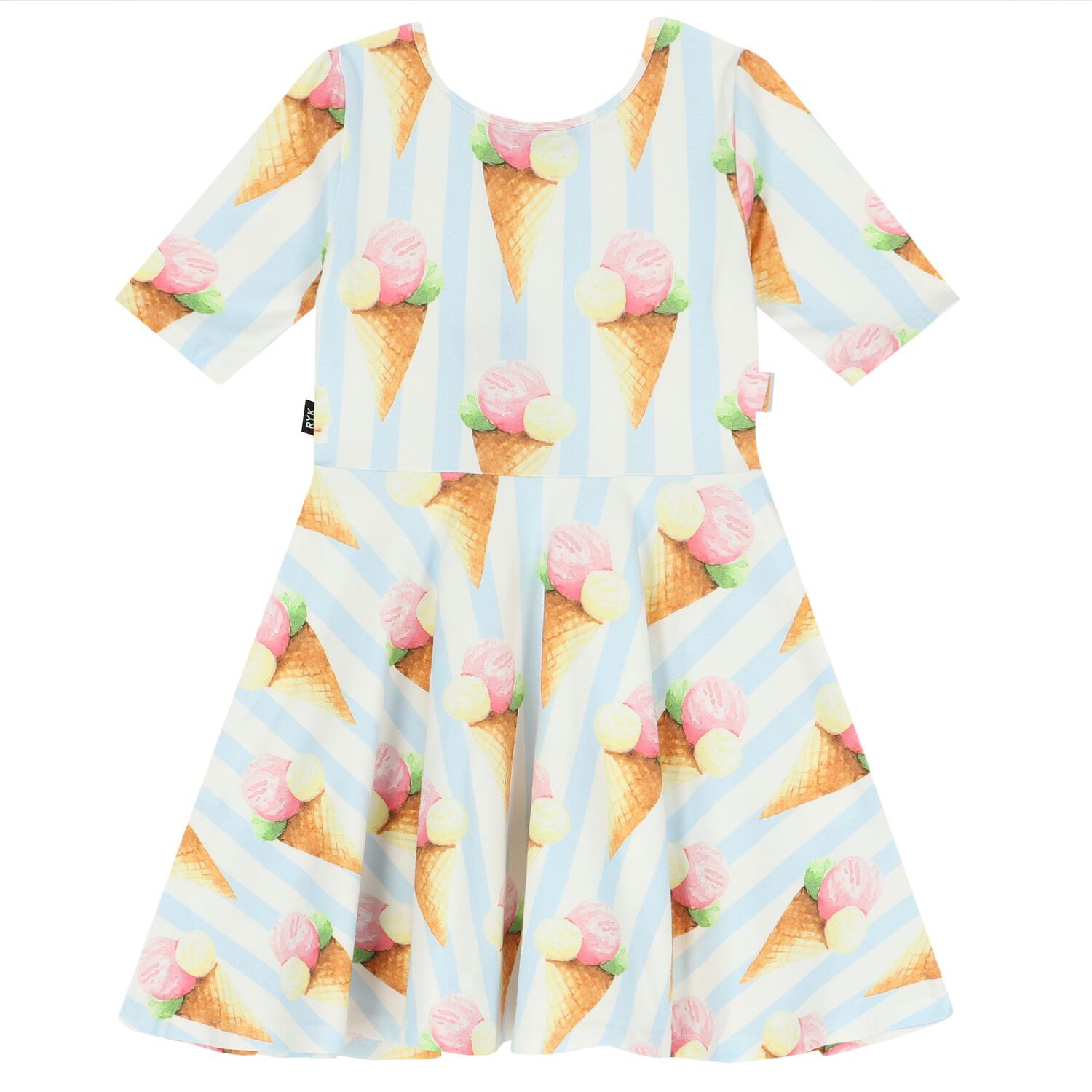Girls Multi-Coloured Ice Cream Dress, 1, hi-res image number null