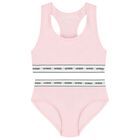 Girls Pink Logo Bikini, 1, hi-res