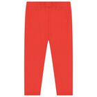 Girls White, Red & Orange Leggings Set, 3, hi-res