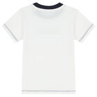Baby Boys White Logo T-Shirt, 1, hi-res