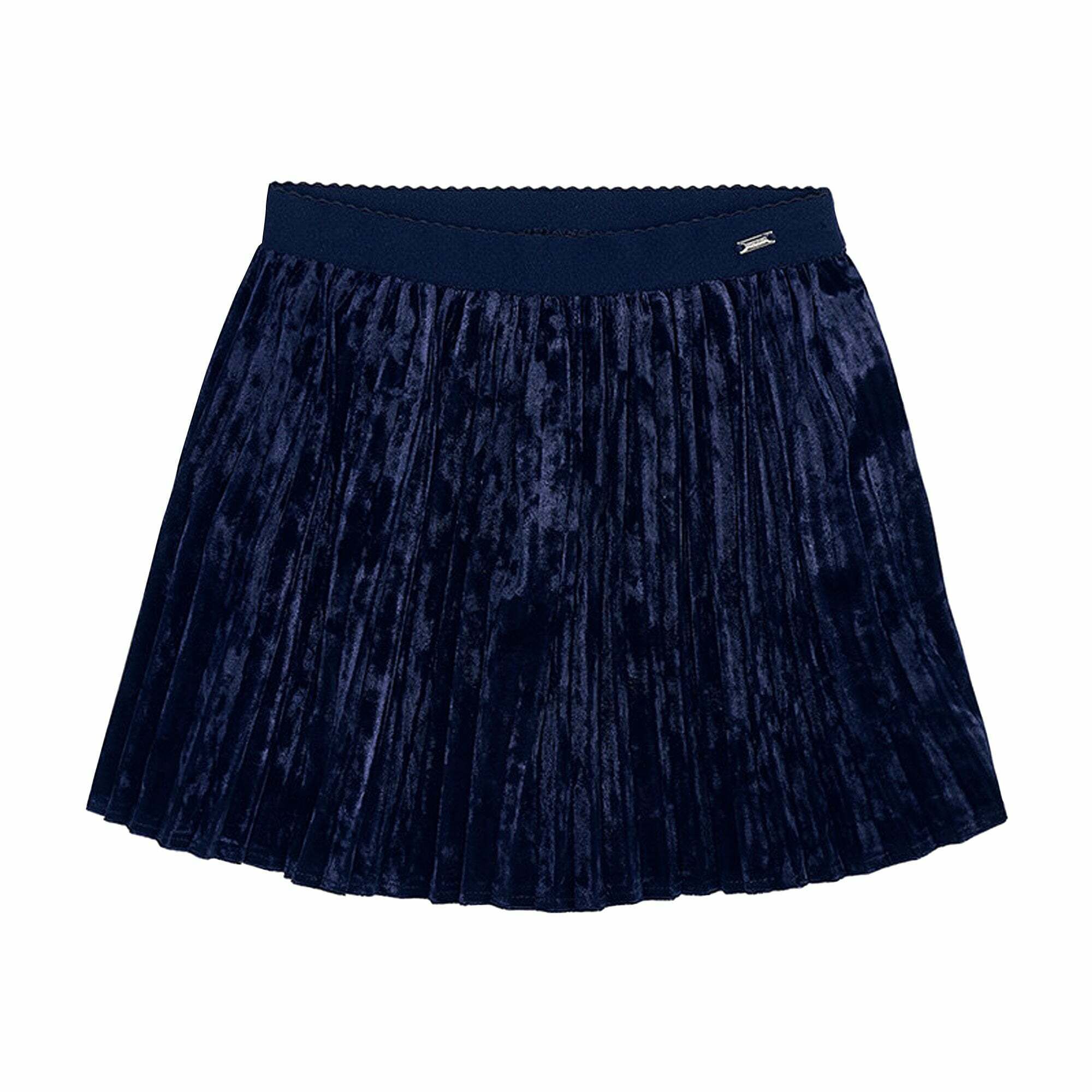 Blue velvet skirt uk top
