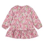 Younger Girls Pink Floral Dress, 1, hi-res