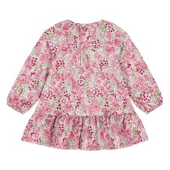 Younger Girls Pink Floral Dress