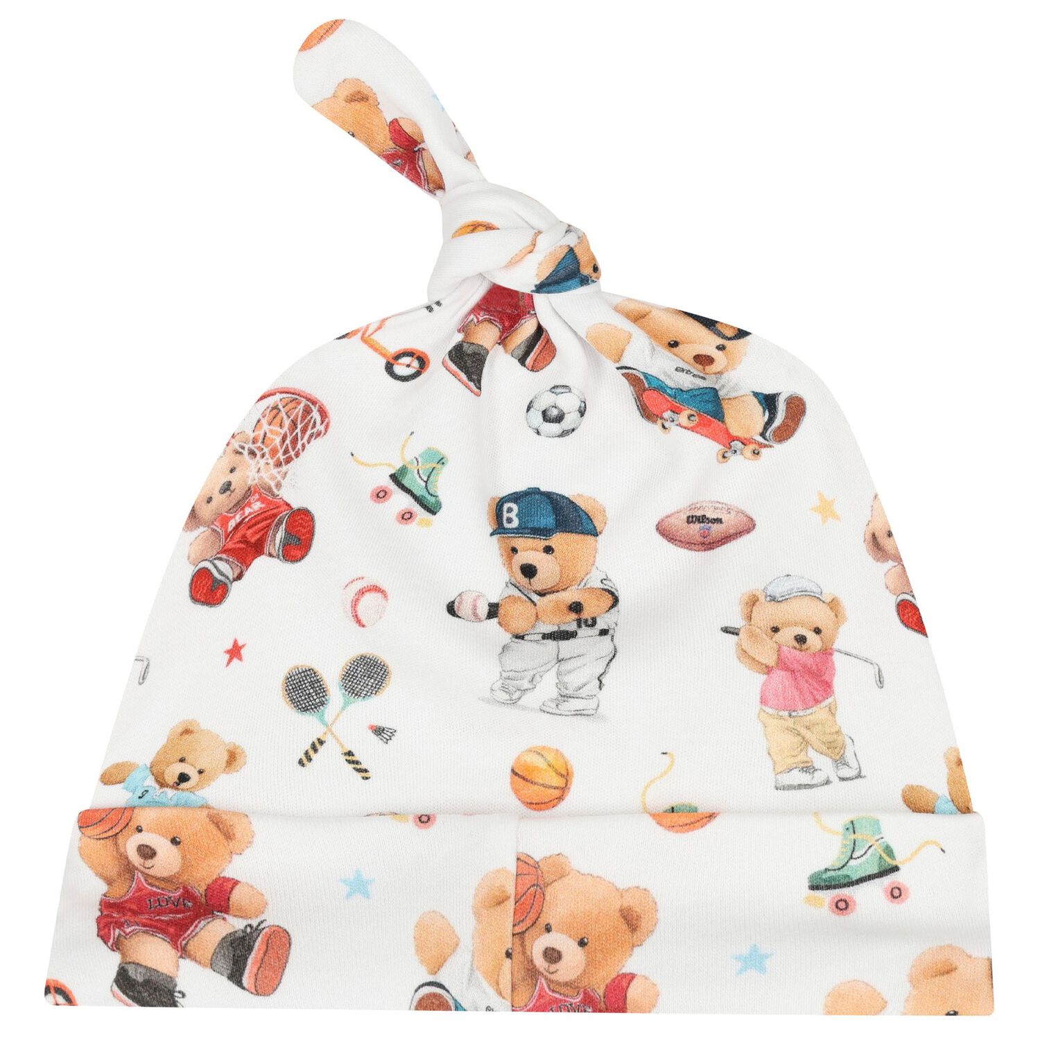 Baby Boys Playful Bear Babygrow Gift Set (3 Piece), 1, hi-res