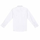 Boys White Embroidered Shirt, 1, hi-res