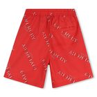 Boys Red Logo Shorts Set, 1, hi-res