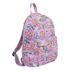 Girls Purple Logo Backpack, 1, hi-res