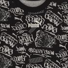 Boys Black Logo T-Shirt, 1, hi-res