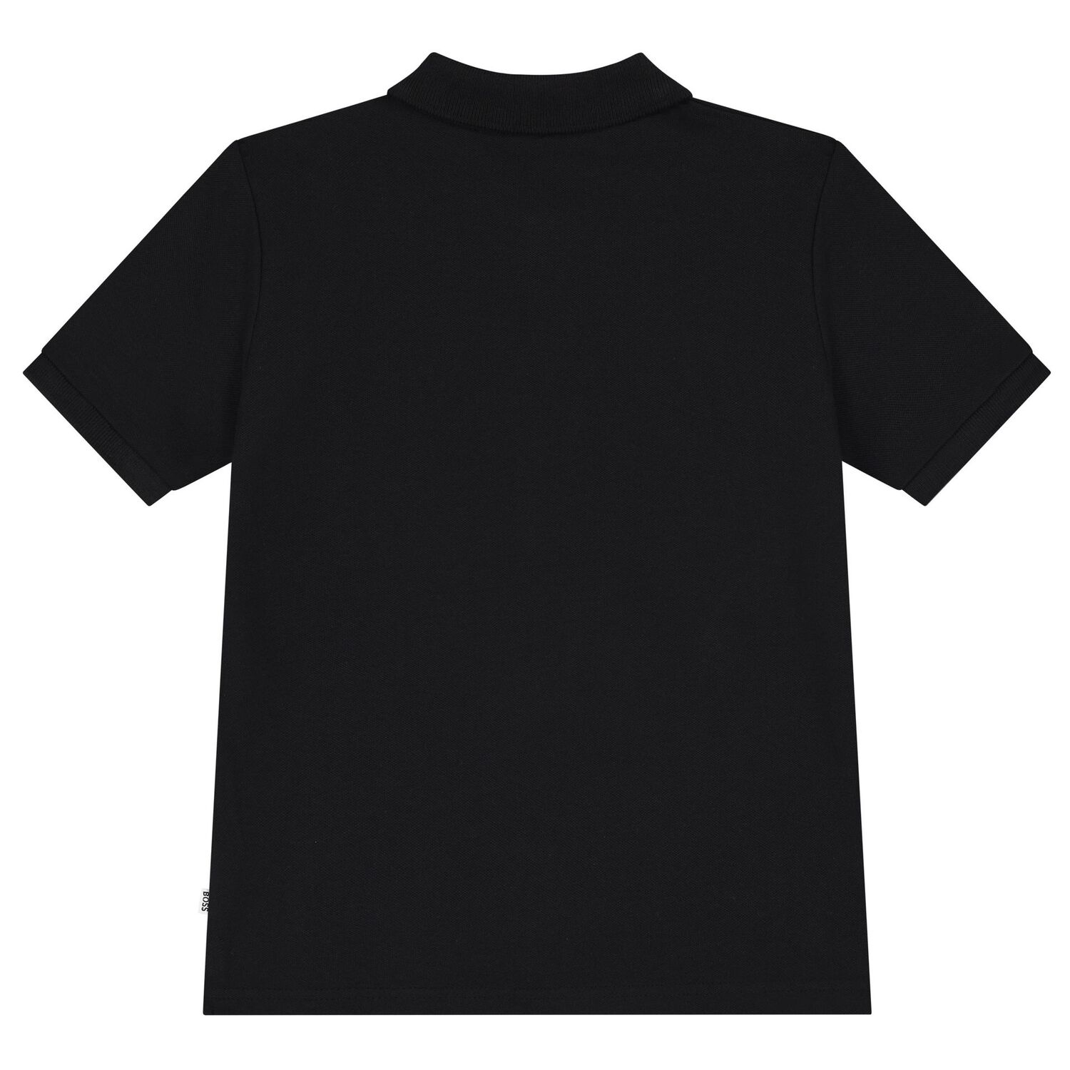 Boys Black Logo Polo Shirt, 1, hi-res image number null