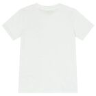 Boys White Logo T-Shirt, 1, hi-res