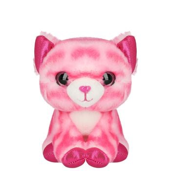 Girls Pink & White Crystal Pink Cat ( 17CM )