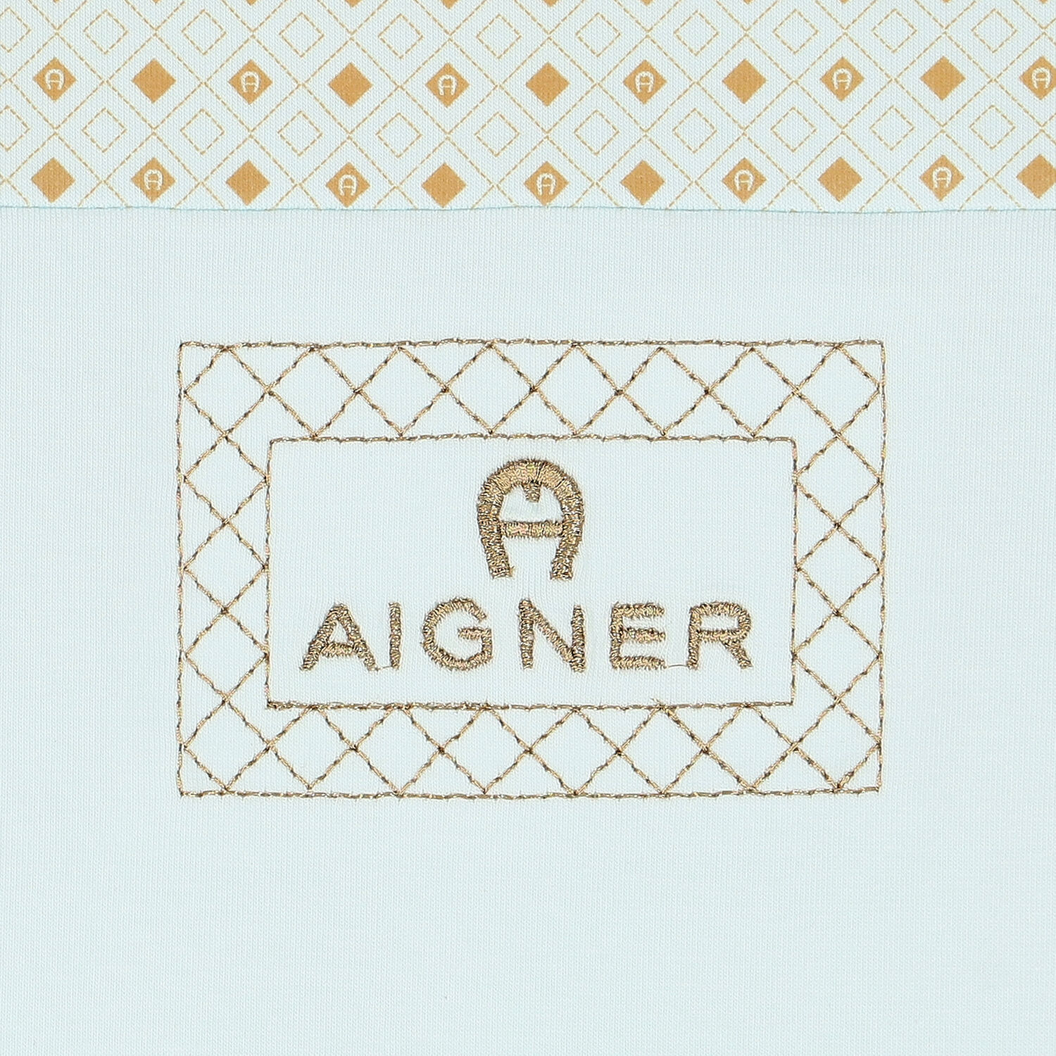 Blue & Gold Logo Babygrow, 1, hi-res