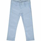 Boys Blue Logo Trousers, 1, hi-res