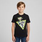 Boys Black Logo T-Shirt, 1, hi-res