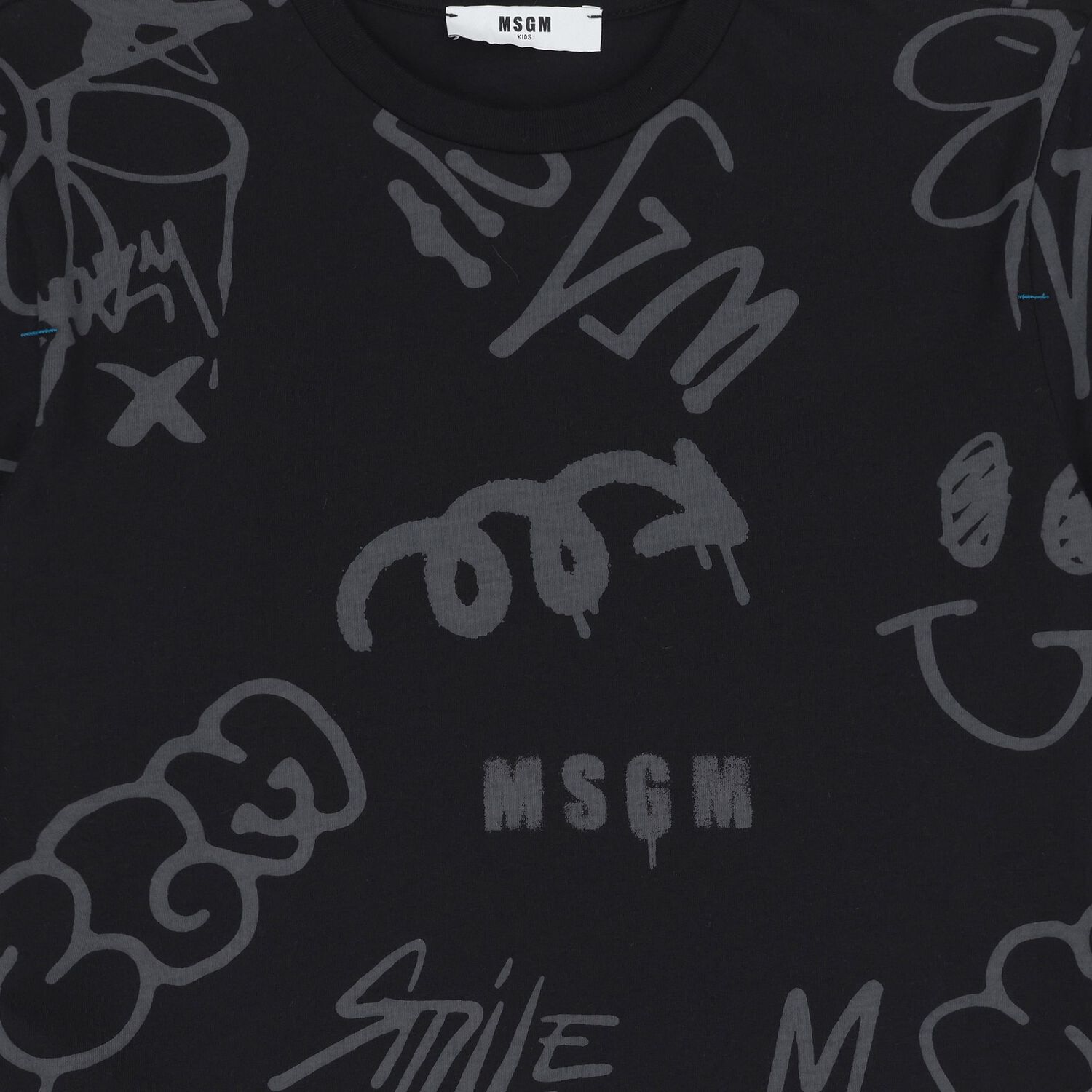 Boys Black Logo T-Shirt, 1, hi-res image number null