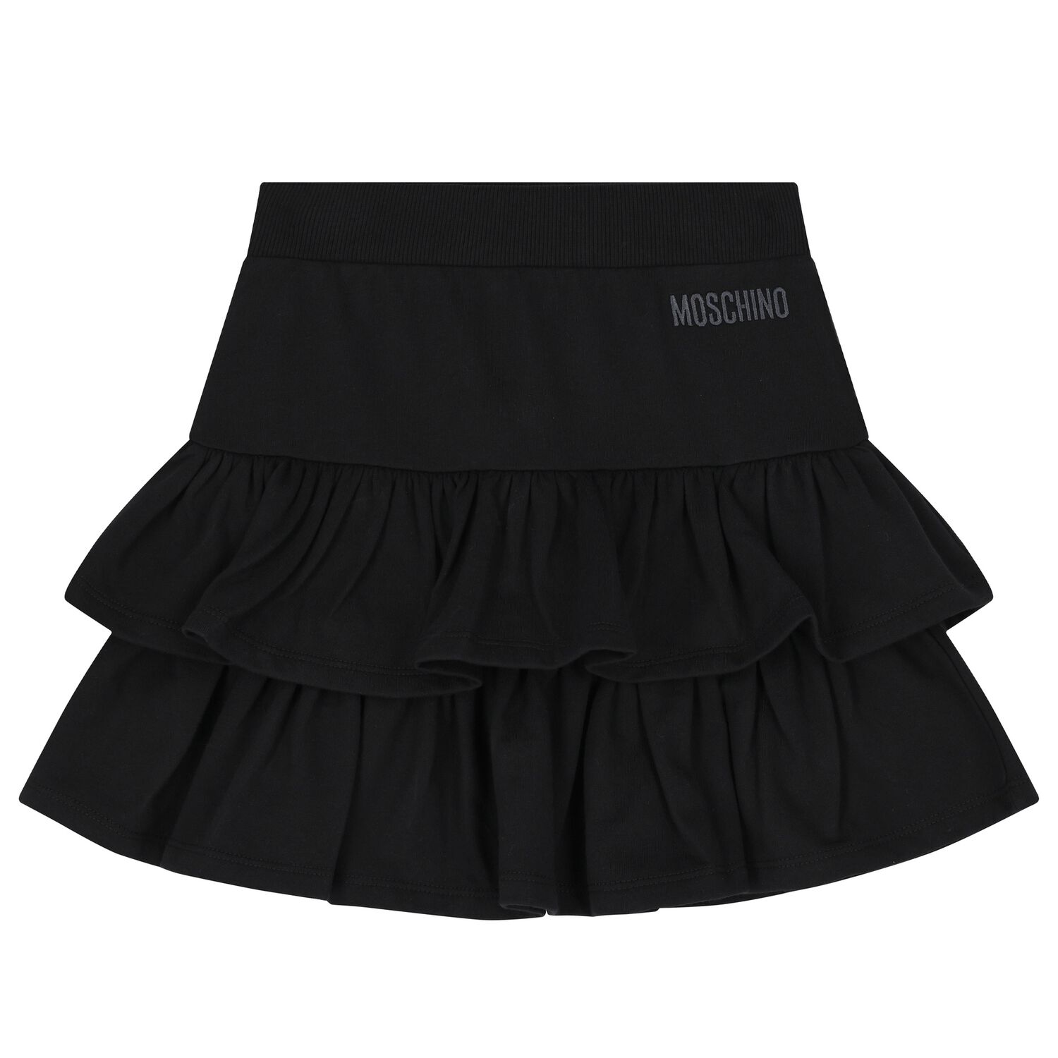 Girls Black Logo Skirt, 1, hi-res image number null