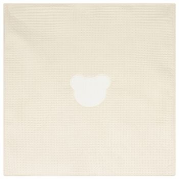 Beige Teddy Bear Baby Blanket