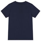 Boys Navy Blue Logo T-Shirt, 2, hi-res