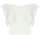 Girls White 6th Birthday T-Shirt, 10, hi-res