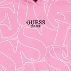 Girls Pink Logo Hooded Top, 1, hi-res