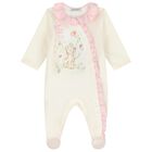 Baby Girls Ivory & Pink Leopard Babygrow Gift Set, 1, hi-res