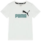 Boys White Logo T-Shirt, 3, hi-res