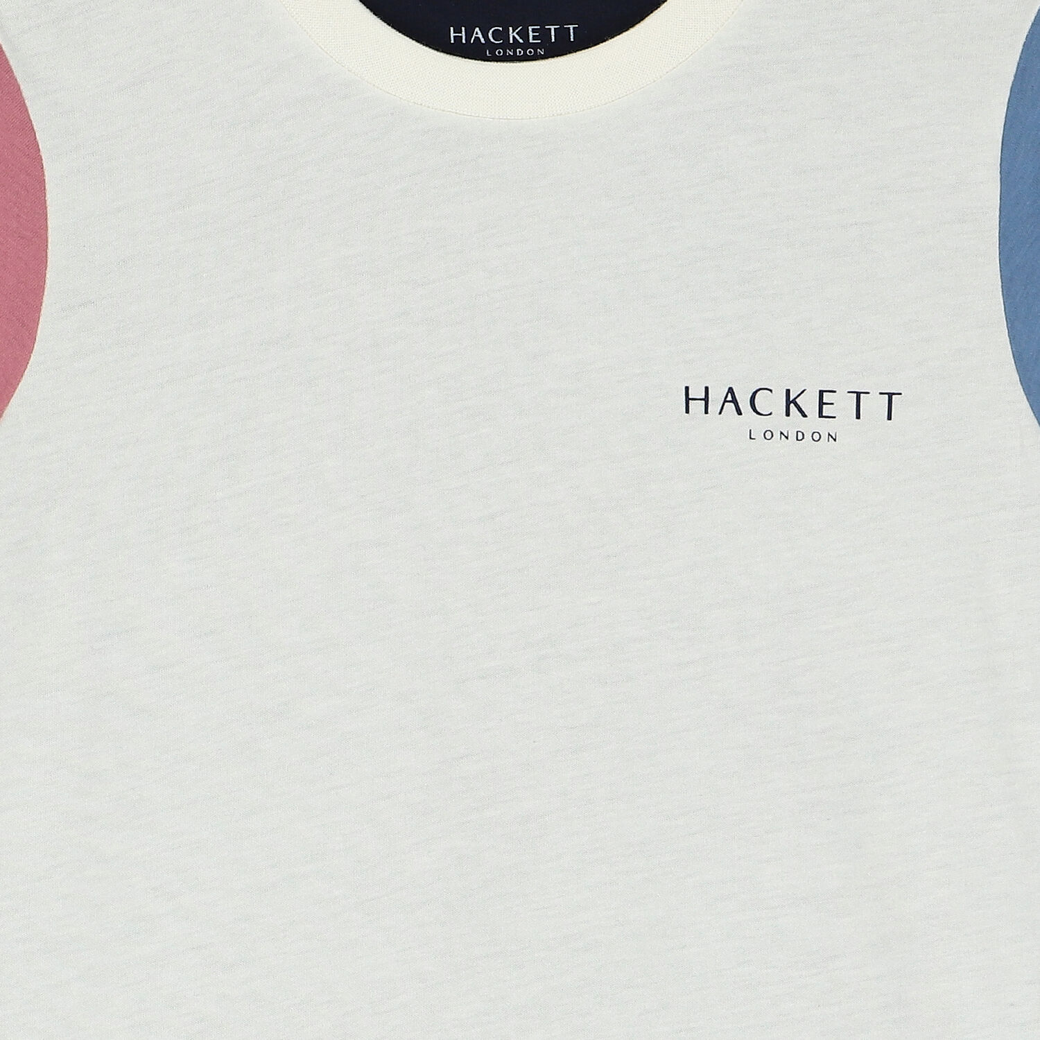 Boys Ivory & Navy Blue Logo T-Shirt, 1, hi-res