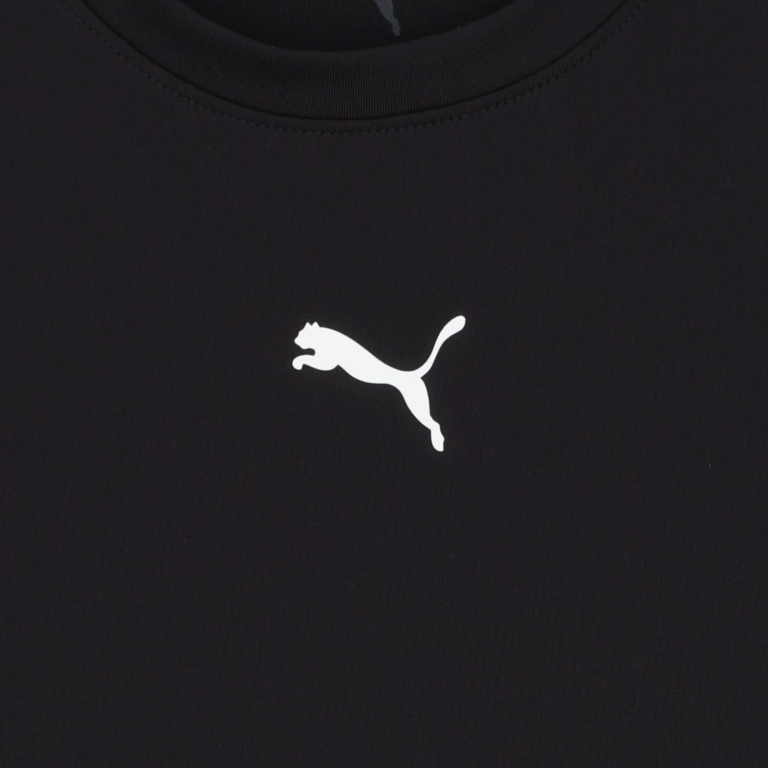Girls Black Logo T-Shirt, 1, hi-res