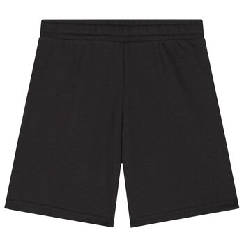 Boys Black Logo Shorts
