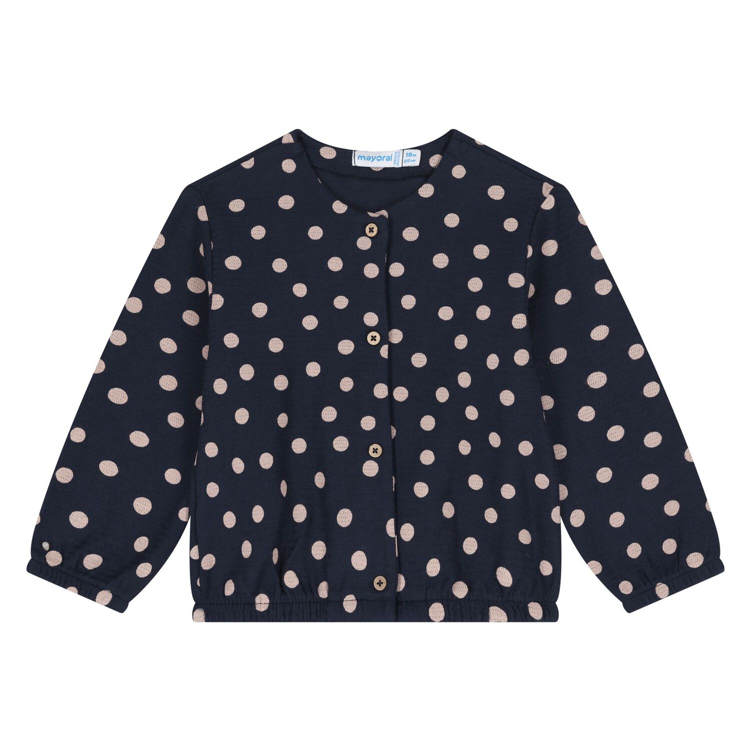 Younger Girls Ivory, Navy Blue & Grey Cat 3 Piece Leggings Set, 1, hi-res