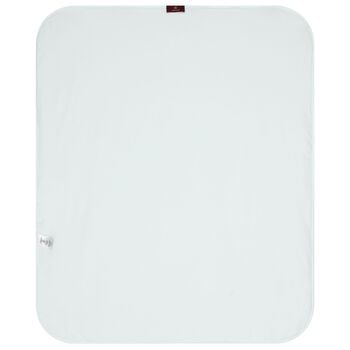 Baby Boys Blue & White Teddy Bear Logo Blanket