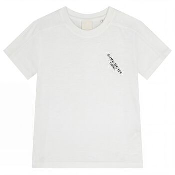 Boys White Logo T-Shirt