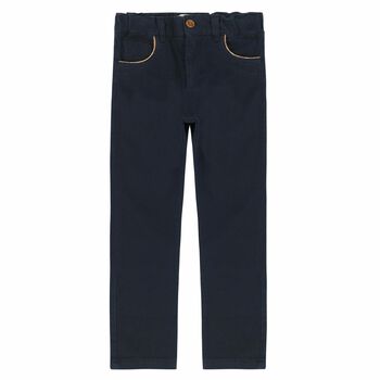 Boys Navy Blue Trousers