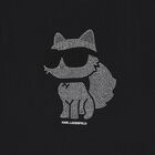 Girls Black Choupette Dress, 1, hi-res