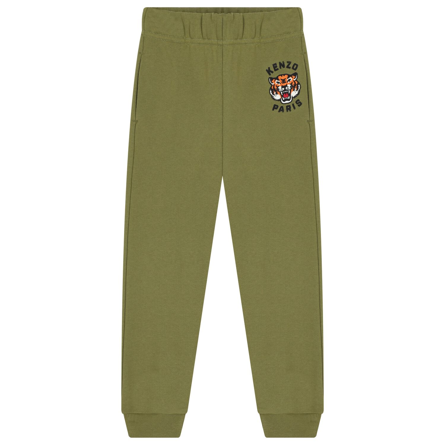 Green Tiger Logo Joggers, 2, hi-res