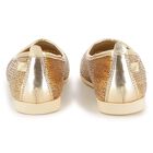 Girls Gold Sequin Ballerina Shoes, 1, hi-res