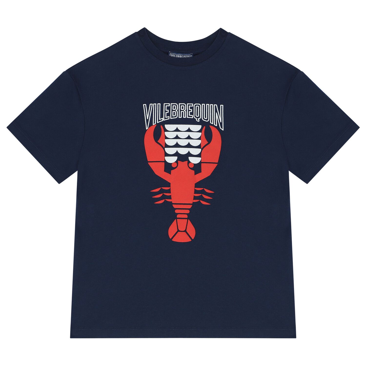 Navy Blue Boys Logo Lobster T-Shirt, 1, hi-res
