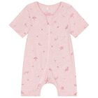Baby Girls White & Pink Rompers ( 2 Pack ), 1, hi-res