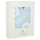 Boys Blue & White Babygrow, Hat & Bib Gift Set, 1, hi-res