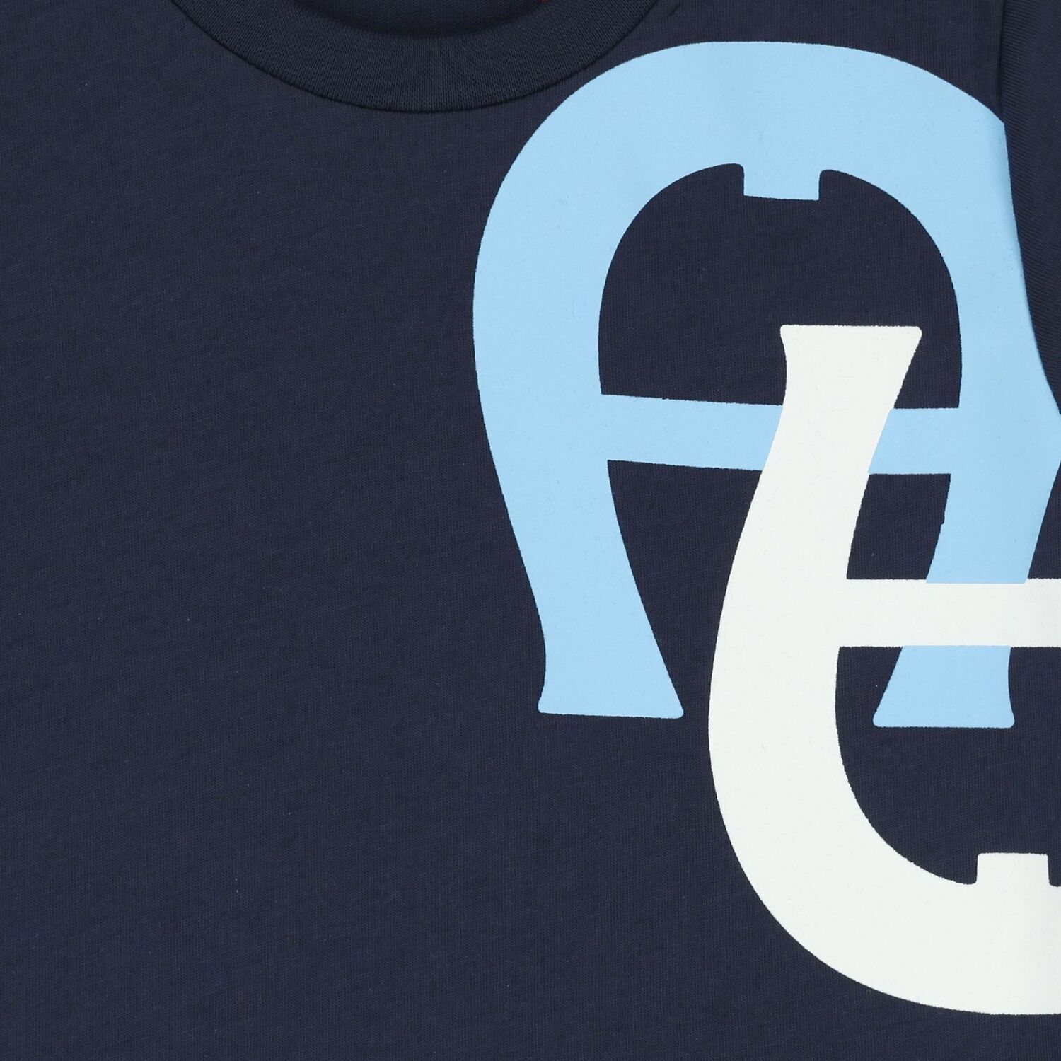 Younger Boys Navy Blue Logo T-Shirt, 3, hi-res